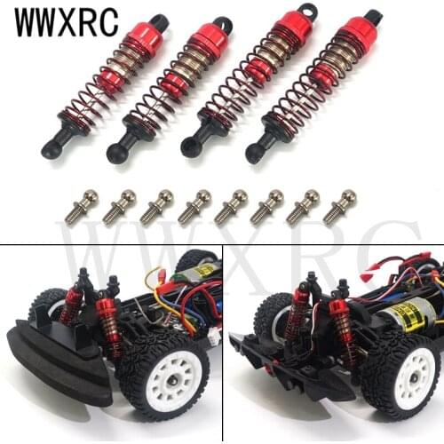 4Pcs Metal Shock Absorber Hydraulic Damper for SG1603 SG1604 UD1601 UD1602 Rc Drift Car Upgrate Parts