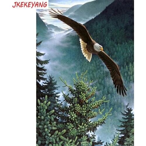 5D DIY square/round Diamond painting eagle Cross Stitch Diamond Embroidery Pattern Rhinestone J2582
