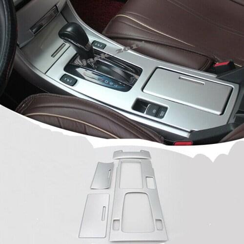 ABS Chrome Interior Gear Shift Frame Cover Trim for Honda Accord 9th 2014 2015