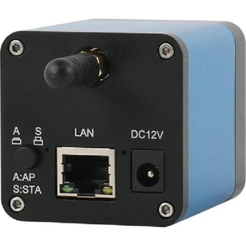 Agnicy WIFI WLAN Interface 1080P 5.0MP Industrial Video Microscope Camera C-type Network Camera