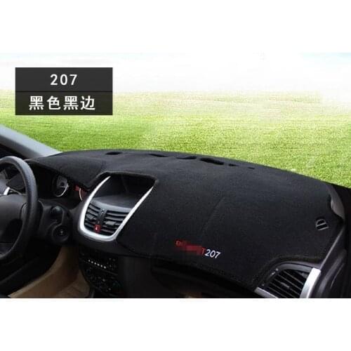 Car Dashboard Avoid light pad Instrument platform desk cover Mats Carpets products ,for Peugeot 207