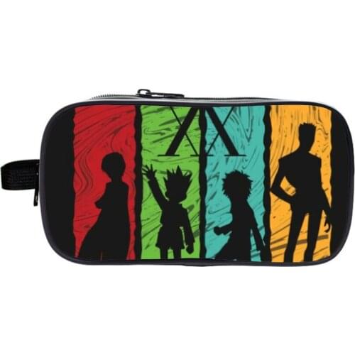 Hunter X Hunter Pencil Case Boy Girl Student Creative Pencil Case School Supplies Multifunction Pencil Case Cosmetic Bag