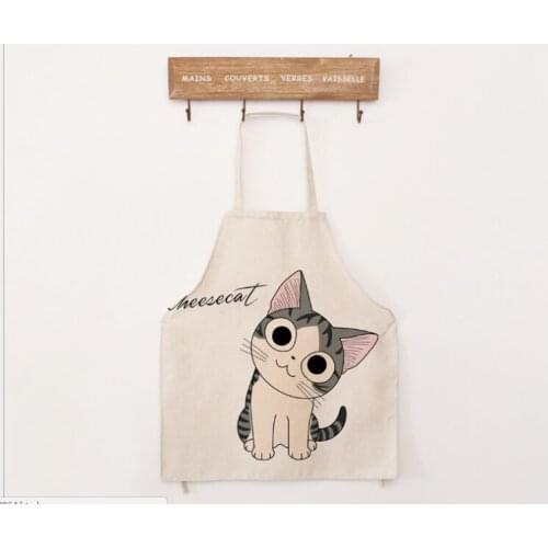 Children eat Cooking Apron Funny Novelty BBQ Party Apron Naked Cat Cheeky Kitchen Cooking Apron