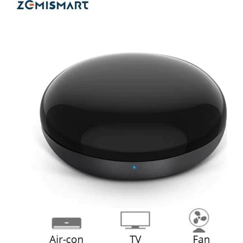Zemismart WiFi-IR Remote IR Control Hub Wi-Fi(2.4Ghz) Enabled Infrared Universal Remote Controller For Air Conditioner TV Using