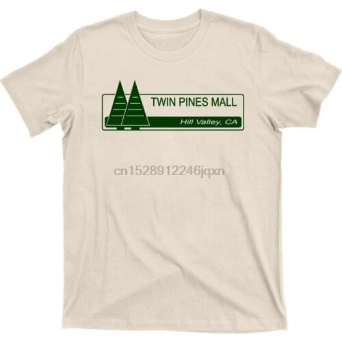 Back To The Future Twin Pines Mall Time Doc Brown Hoverboard Tee T Shirt Fashion Classic Tee Tshirt