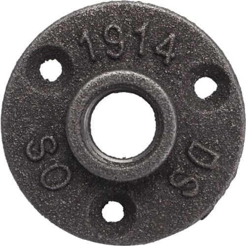 HOT-1/2 inch Black Cast Iron Pipe Fittings Floor Flange BSP Threaded