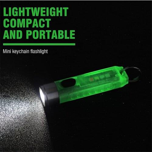S11 Pro Mini Powerful Flashlight EDC Flash Light Luminous Body Magnetic Work Light Waterproof Camping Light Keychain UV Torch