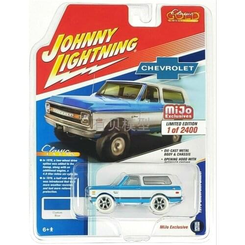 Johnny Lightning cars 1/64 Chevrolet Trailblazer Blazer Collector Edition Metal Diecast Model Cars Kids Toys