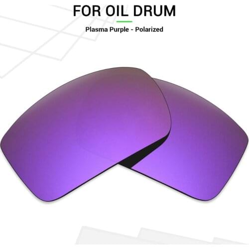 Mryok POLARIZED Replacement Lenses for Oakley Oil Drum Sunglasses Plasma Purple