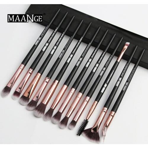 1 12 Pcs/lot Makeup Brushes Set Eye Shadow Brushes Blending Eyeliner Eyelash Eyebrow Brushes for Makeup Brochas Maquillaje