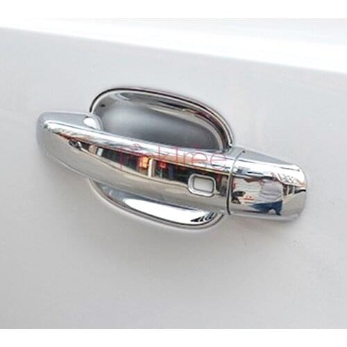 For Audi Q5 2009 2010 2011 2012 2013 2014-2016 Chrome Door Handle Cover or Bowl Insert Cover Decoration Car Styling Accessories