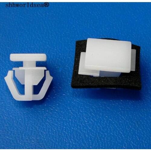 Shhworldsea 100pcs auto clip and fasteners Side Sill Rocker Panel Retaining Clip for Hyundai KIA 87758-38000