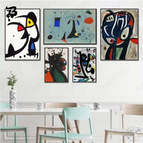 Modern Nordic Style Abstract Colorful Graffiti Art Painting Abstract Picture Art Painting Silk Canvas Poster Wall for Room Decor
