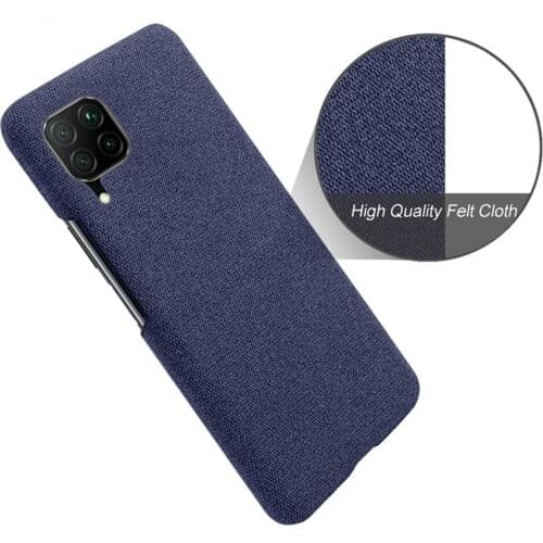 Cloth Texture Fit Case On The For Huawei P40 Lite Coque Luxury Febric Antiskid Cover For Huawei P 40 Lite 4G 6.4" 2020 Funda