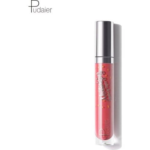 Pudaier12 Color Water Moisturizing Liquid Lip Glaze Full and Durable Waterproof Can Not Lose Color Makeup Lipstick Cosmetic Gift