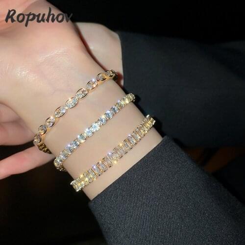 Ropuhov 2021 New Fashion Korean Jewelry Gift Bracelets for Women His and Hers Neon Luxury Designer Valentines Gemstone Wholesale