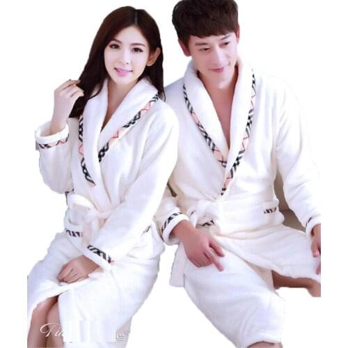 Lovers Bath Robe Hooded Robes For Women Dressing Gown Warm Bathrobe Coral Fleece Women sleepwear Bride Wedding Bridesmaid Robes