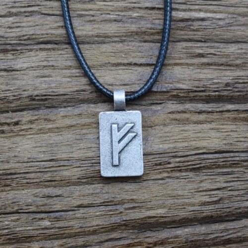 12pcs Viking Runic Pendant Elder Futhark Necklace Norse Amulet Pagan Jewelry