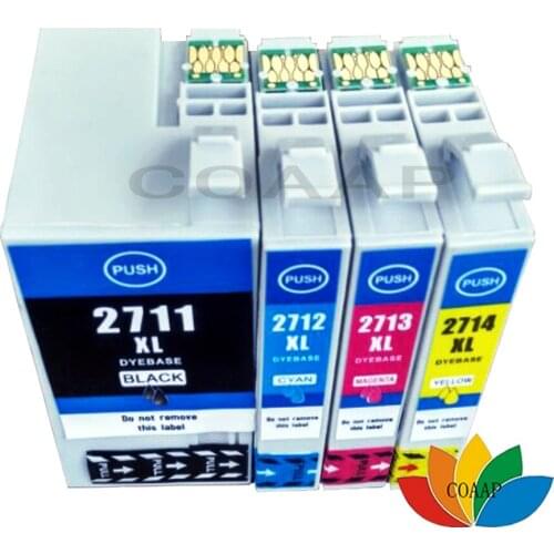 4 Compatible 27XL T2711 T2701 ink cartridge for EPSON WF-7110DTW WF-7610DWF WF-7620DTWF WF-3620 WF-3640DTWF