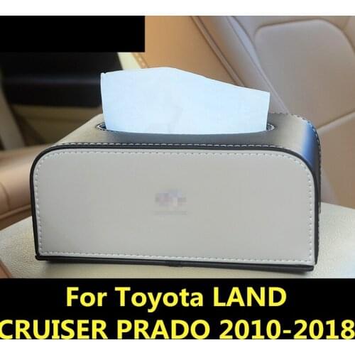 Decoration Interior Supplies dedicated Car Paper Paper towel box Interior decoration For Toyota LAND CRUISER PRADO 2010-2018