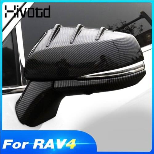 For Toyota Rav4 2019 2020 2021 Accessories Car Rearview Mirror Cover Protective ABS Chrome Trim Exterior Decoration Car Styling