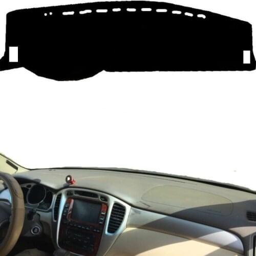 2 Layers Dashboard Cover Sun Shade For Toyota Highlander 1st Gen XU20 2001 2002 2003 2004 2005 2006 2007 Dash Mat Carpet Cape