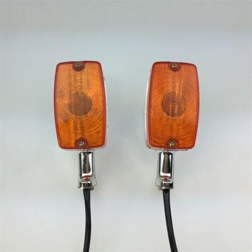 E0114 Motorcycle Turn Signal Indicator For GS125 12V Turning Amber Light Lamp Fit For Yamaha Honda Suzuki Kawasaki