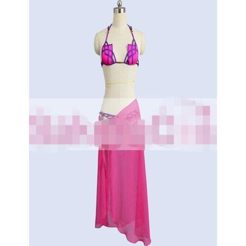 Fate Grand Order FGO Scathach Bikini swimwear women Scáthach swimsuit Cosplay Costume bathing suit