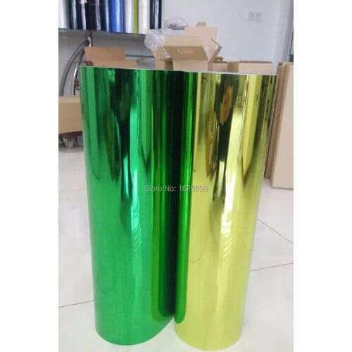 CDN-14 light green color hot sale and DIY class or team gartment metallic Film Plotter Cutting Vinyl