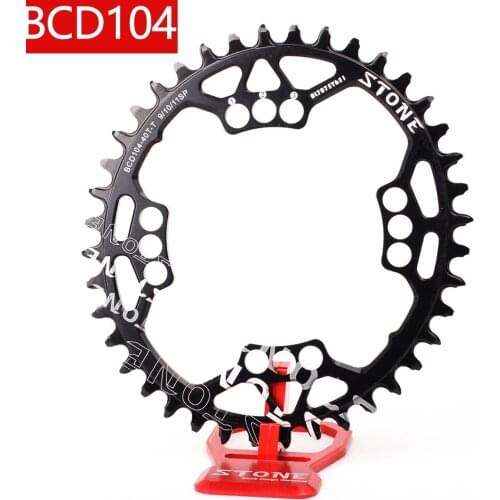 Oval chain-ring BCD104 Narrow Wide 1x System 34T to 50T Chain wheel driveline with bolts
