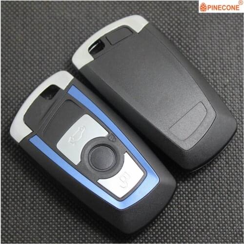 PINECONE for BMW 1 3 5 6 7 Series F CAS4 320i 330i X3 X4 F10 F20 F30 F40 Car Key 3 Button Replace Remote Key Fob Shell Housing