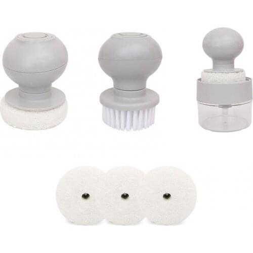 Kitchen cleaning press the detergent squeezer to foam quickly Soap Dispensing Brush Cleaner Supplies for Pot Pan Sink Tools