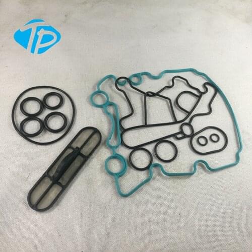 Oil Cooler Gasket Kit for Ford 6.0L Powerstroke Diesel F250 F350 F450 F550 E350 3C3Z6A642CA / 3C3Z9N693A