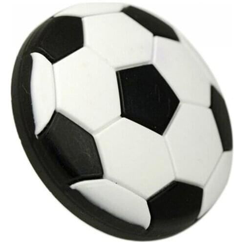 Black Football Children Room Cabinet Door Knobs Drawer Pull Kids Dresser Knobs Furniture Knob Soft Rubber