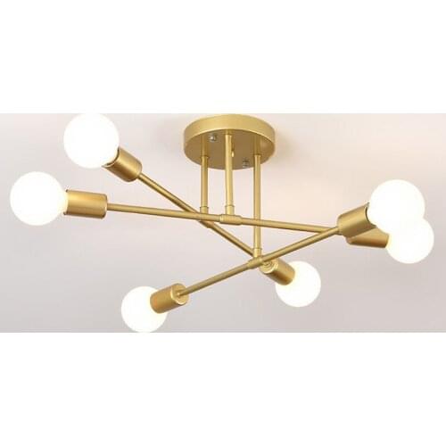 Nordic living room ceiling lamp post-modern minimalist bedroom restaurant magic bean molecular light E27LED bar cafe lighting