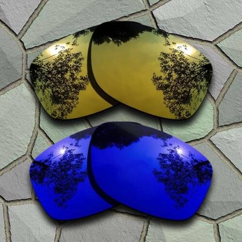 Yellow Golden&Violet Blue Sunglasses Polarized Replacement Lenses for Oakley Jupiter Squared