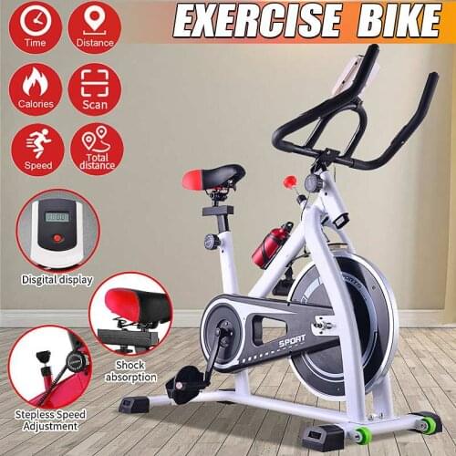 Static Bicycle Exercise Bike Indoor Cycling Bike Cardio Bike Silent Bicycle Cycling Flywheel Home Fitness