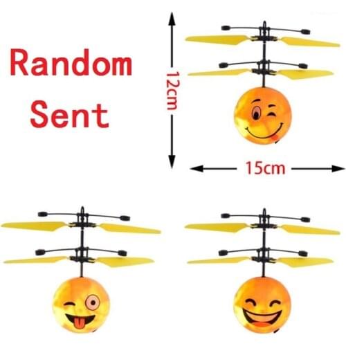 Luminous Toy Hand Induction Flying Ball Funny Toy Remote Control Helicopter Airplane Childrens Toy Gift Toy New