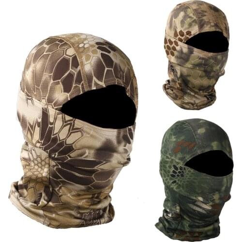 Tactical Military Balaclava CP Full Face Neck Scarf Head Warmer Outdoor Hunting Cycling Hiking Skiing Scarf Army Camo Bandana