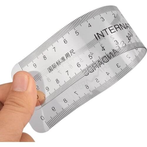 1pc Eyebrow Stencil Template Grooming Brow Shaping Styling Universal Semi Permanent Makeup Guide Ruler Measure Tools