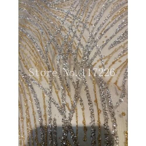 5yards special glued print glitter tulle african Indian net lace fabric JRB-1285 for wedding dress