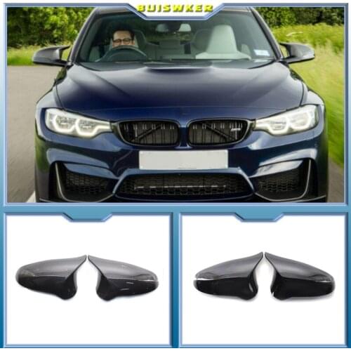 Carbon Mirror Cover for BMW M3 M4 F82 F83 F80 Replacement Rearview Side Mirror Cover Only Left Hand Drive