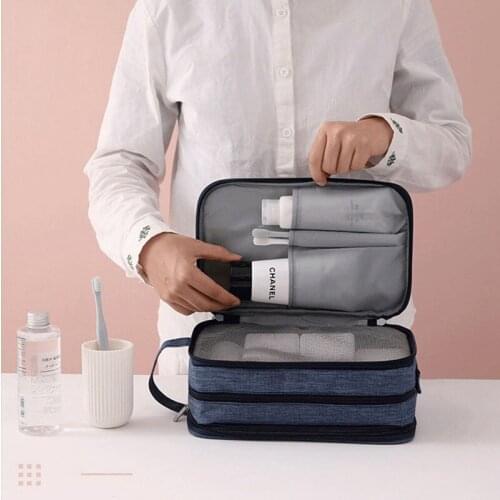 High quality Multifunction Cosmetic Bag Women Toiletries Organizer Makeup Bags Waterproof Female Storage Make up Cases