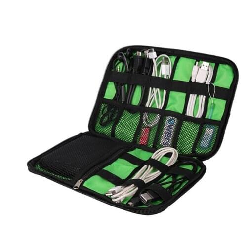 1PC Organizer System Kit Case Storage Bag Digital Devices USB Data Cable Earphone Wire Pen Travel Insert