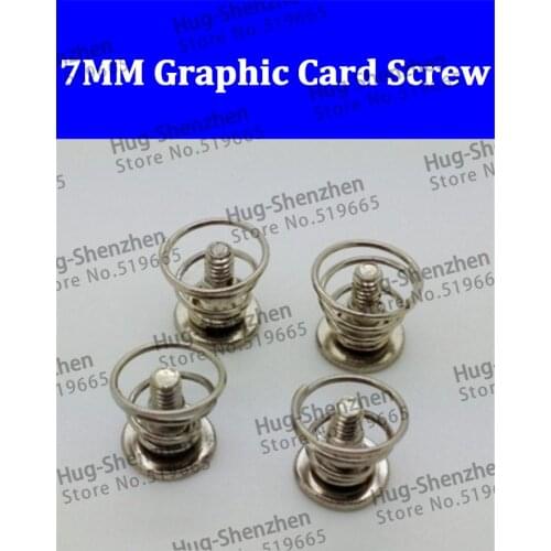 20pcs/lot 7MM screws for VGA Card heatsink Graphics card Video adapter cooler radiator