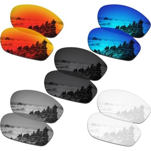 SmartVLT 5 Pairs Polarized Sunglasses Replacement Lenses for Oakley Encounter - 5 Colors