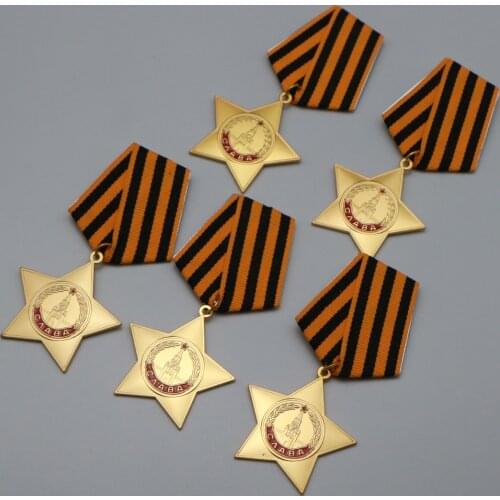 5pcs/lot CCCP Order of Glory Set USSR Glory Medal 1st Class Orders decorations and medals of the Soviet Union