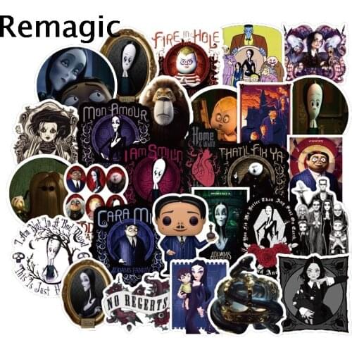 50pcs Horror movie characters Scrapbooking Stickers Packs Skateboard Luggage Motorcycle Graffiti Kid Toy decals pasters gifts