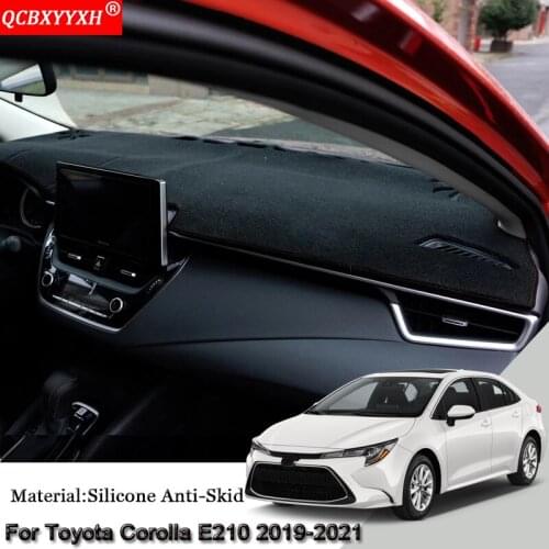 Car Styling For Toyota Corolla E210 2019-2021 Auto Dashboard Protective Mat Shade Cushion Pad Rose Carpet Mat Cover Accessories