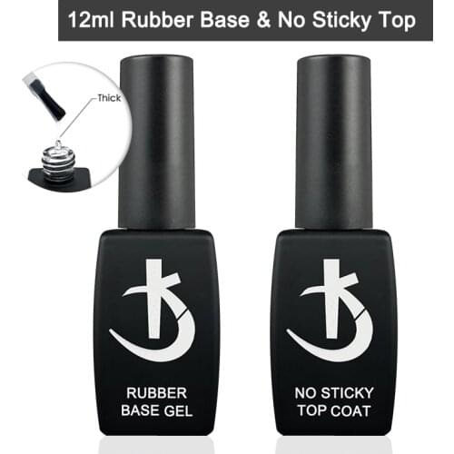 KODI Thick Rubber Base for Gel Varnish 12ml Semi-permanent Nail Base Coat Gel Nail Polish Manicure UV Varnish Hybrid Nail Primer
